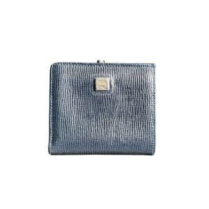 Vintage Gianfranco Ferré Blue Saffiano Leather Wallet